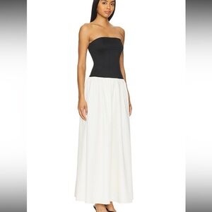 All the Ways Vega Maxi Dress in Black & White XS